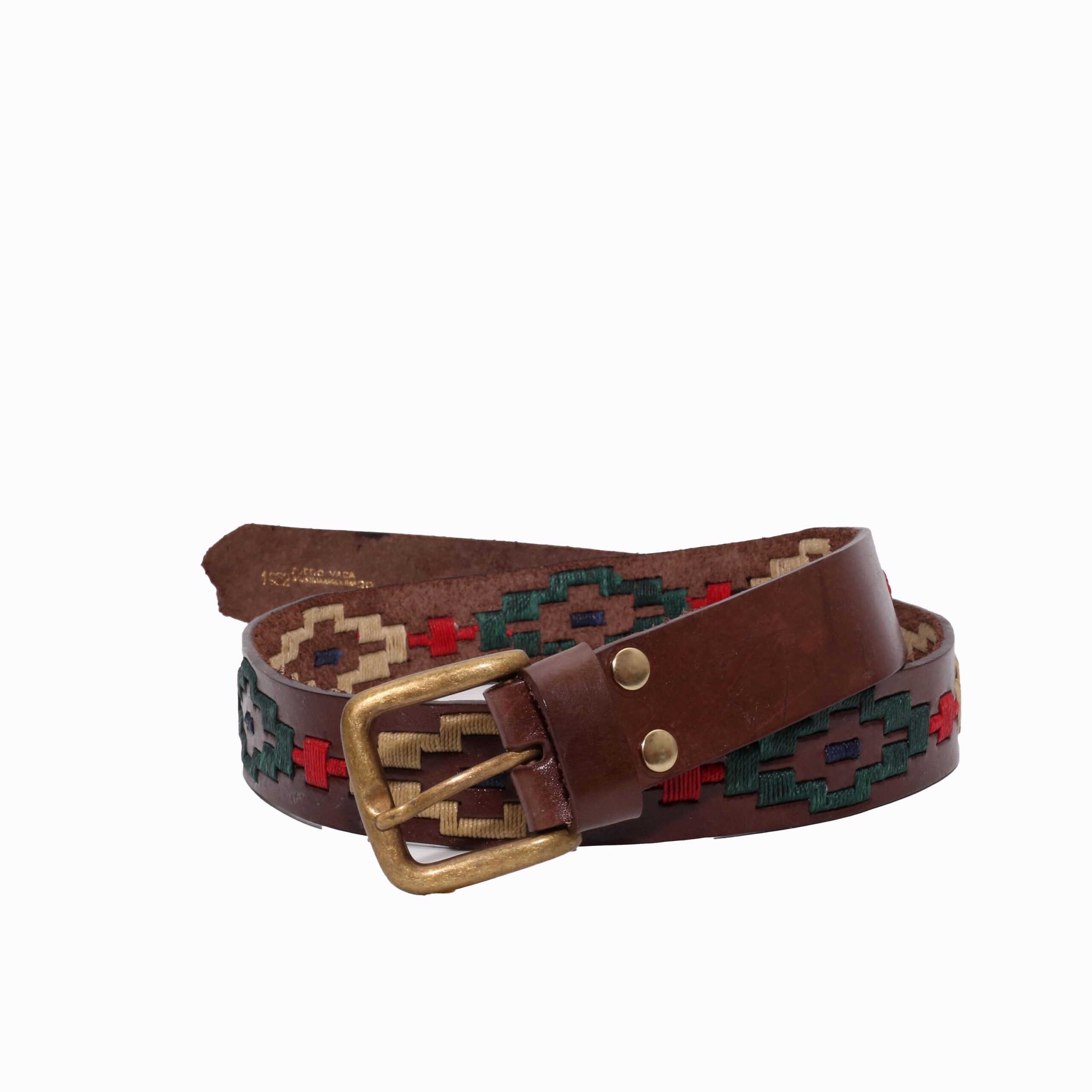 Merlot Leather Polo Belt - Image 2